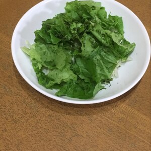 レタスサラダ～のり塩ごま油風味～